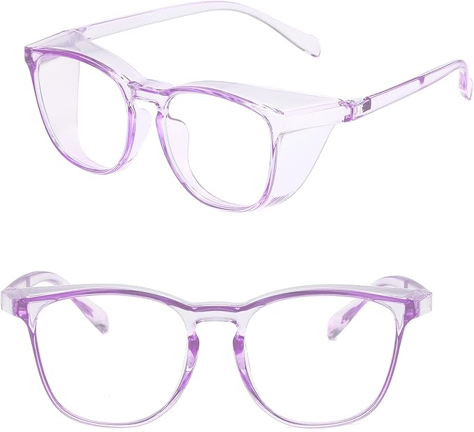 Safety Glasses for Men Women, Anti Fog Safety Goggles Comfortable Blue Light Blocking UV Protective Adult Nurse