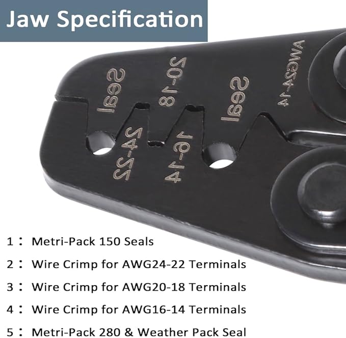 Connector Pins Kit Terminal Pin Automotive Car Electrical 1/1.5/1.8/2.2/2.3/2.5/2.8/3.5mm Male&Female Wire Seals Removal Tool kit Motorcycle ATV Wire Non-Insulated Plug Crimp Tools Set