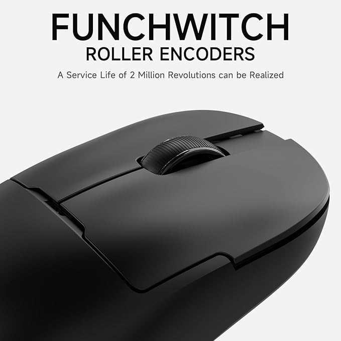 AJAZZ AJ159P Wireless Gaming Mouse with RGB Charging Dock, PAW3395 26K DPI Sensor, 56G Lightweight Ergonomic Mouse, 5 Programmable Buttons, 80 Million ASIN Switch