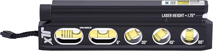 Johnson Level & Tool 5700-0800LZR 8" Magnetic Billet Torpedo Laser Level with GreenBrite Technology (Class II, <1mW)
