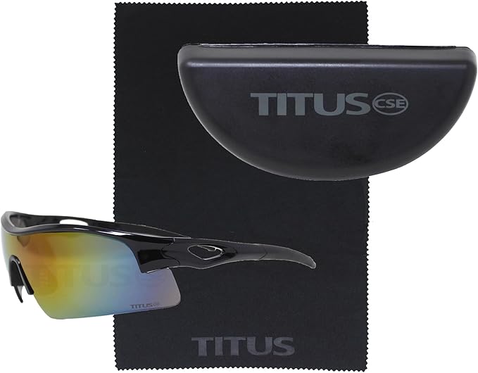 TITUS G20 All Sport Safety Glasses Shooting Eyewear Motorcycle Protection ANSI Z87+ Compliant