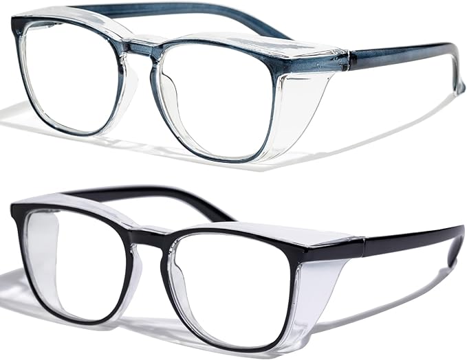 Safety Glasses Anti Fog Clear Blue Light Blocking Eye Protection Nurse Goggles for Women Men