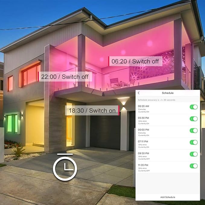 DOGAIN LED Candelabra Bulbs E12 Base, Color Changing and Dimmable Smart Light Bulb, Compatible with Alexa Google Home, Tunable White Chandelier Light Bulbs 320 lm 35w Equivalent, 2 Pack