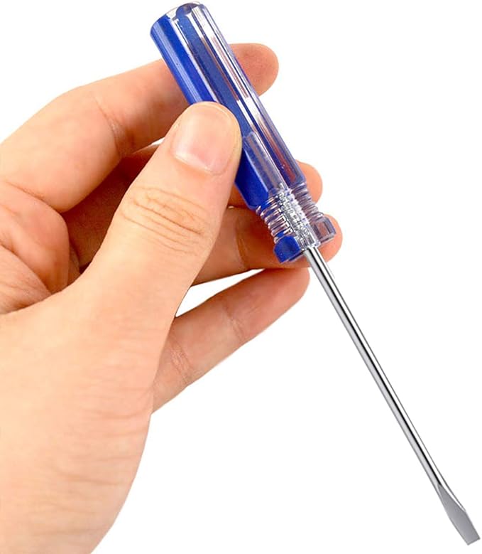 Buspoll small screwdriver tool flat head and Phillips ((PH0/PH00) used to repair toys, musical instruments, microphones loose screws
