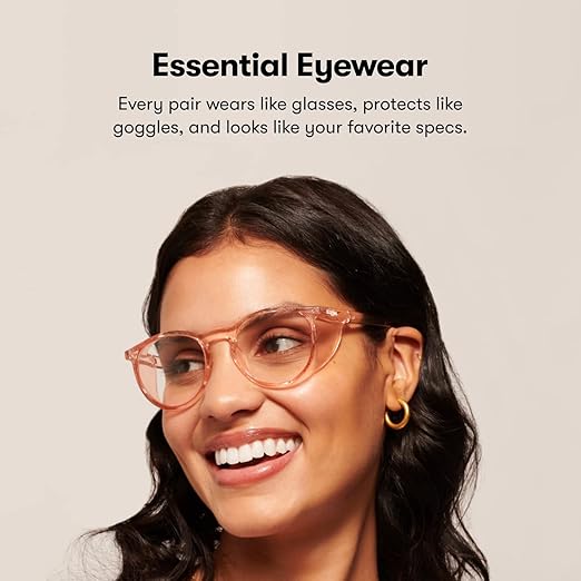 Stoggles Round Z87.1 Certified Polycarbonate Safety Glasses, Scratch & Shatter-Proof, Blue-Light & UV Blocking Lens, Top & Side Shields, Anti-Fog Dip Coated, Durable, Protective & Stylish Eyewear