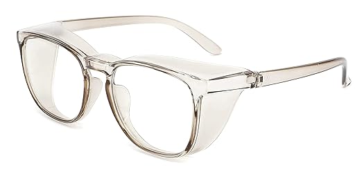 Alsenor Safety Glasses Anti Fog Goggles Protective Eyewear Blue Light Blocking Anti Dust UV Protection Glasses For Men Women (Green)