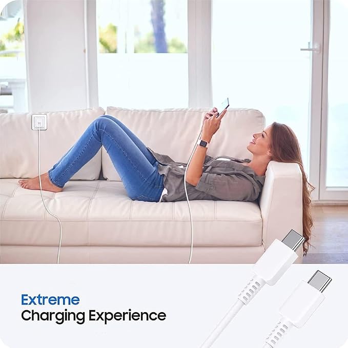 45W Samsung Fast Charger USB C Samsung Charger Fast Charging Cord 6FT Type C Charger for Galaxy S25/S25+/S24/S24+/S23/S23+/S22/S21/S20/Plus/Ultra/FE/A16/A15/A56/A55/Note 20/10/Z Fold/Z Flip/Galaxy Tab