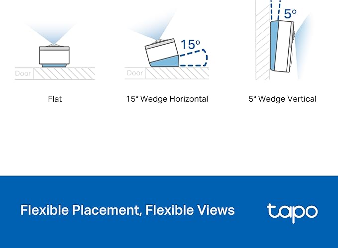 Tapo TP-Link Smart Video Doorbell Camera Wired, 2K 5MP, Color Night Vision, 180° Ultra-Wide FOV, 2-Way Audio, Free AI Detection, Cloud & SD Card Storage, Works w/Alexa & Google Home, D130