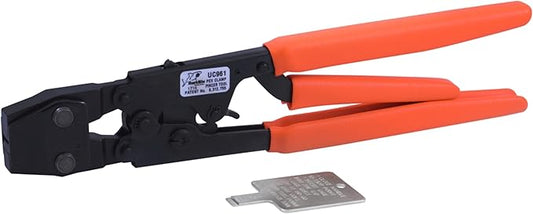 SharkBite PEX Clamp Tool, 3-Handle Tool with Orange Handle, Plumbing Fittings, PEX, PE-RT, UC961