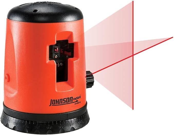 Johnson Level & Tool 40-0921 Self-Leveling Cross-Line Laser Kit, 19 x 10", Red, 1 Laser Level Kit