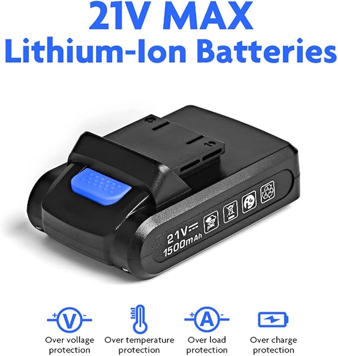 Portable Power Drill Set with 37PCS Drill Bit,21V Cordless Drill Driver Kit with Battery and Charger,Jar-owl Home Tool Kit with Electric Drill for Men Women Garden Office Repair Maintain-Blue