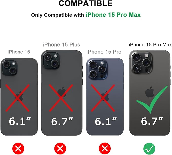 TENDLIN Compatible with iPhone 15 Pro Max Case Wood Grain with Carbon Fiber Texture Design Leather Hybrid Slim Case (Hairline)