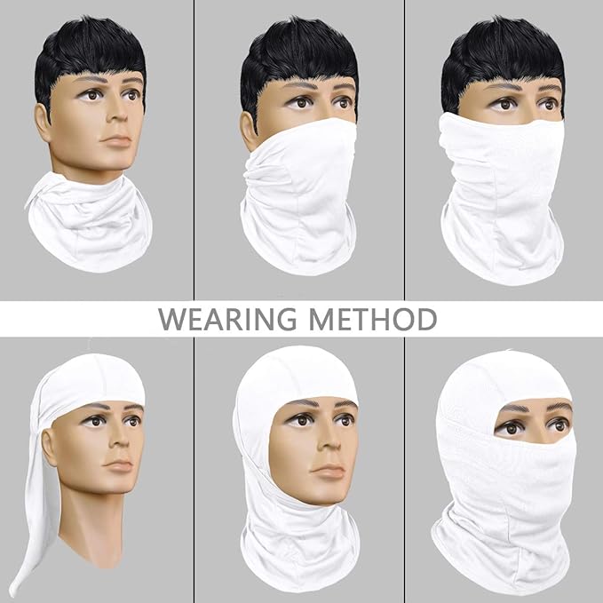 Achiou Ski Mask for Men Women, Balaclava Face Cover, Shiesty Mask UV Protector Lightweight for Motorcycle Snowboard