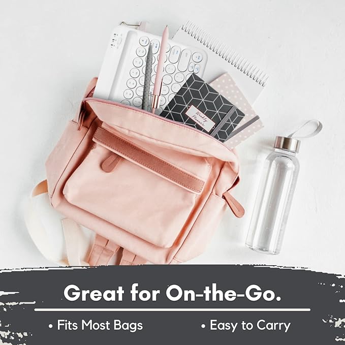 Macally Bluetooth Keyboard for Tablet | Wireless Keyboard for iPad mini/Air/Mini, iPhone (Multi-Device, Built-in Stand, Rechargeable) Easy to Use and Cute Portable - White