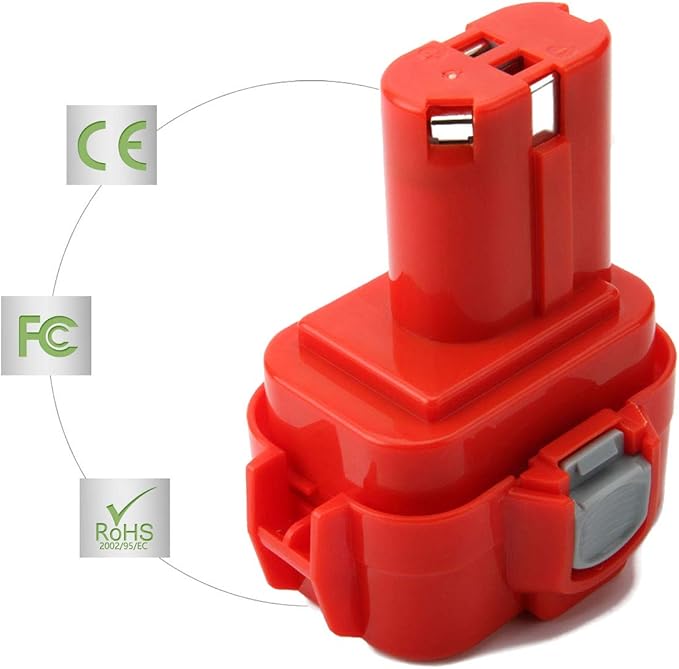 Joiry 9.6V 3500mAh Replacement Ni-MH Battery Compatible with Makita PA09 9120 9122 9134 9100 9100A 9101A 9102 6207D 192595-8 192596-6 192638-6 193977-7 638344-4-2