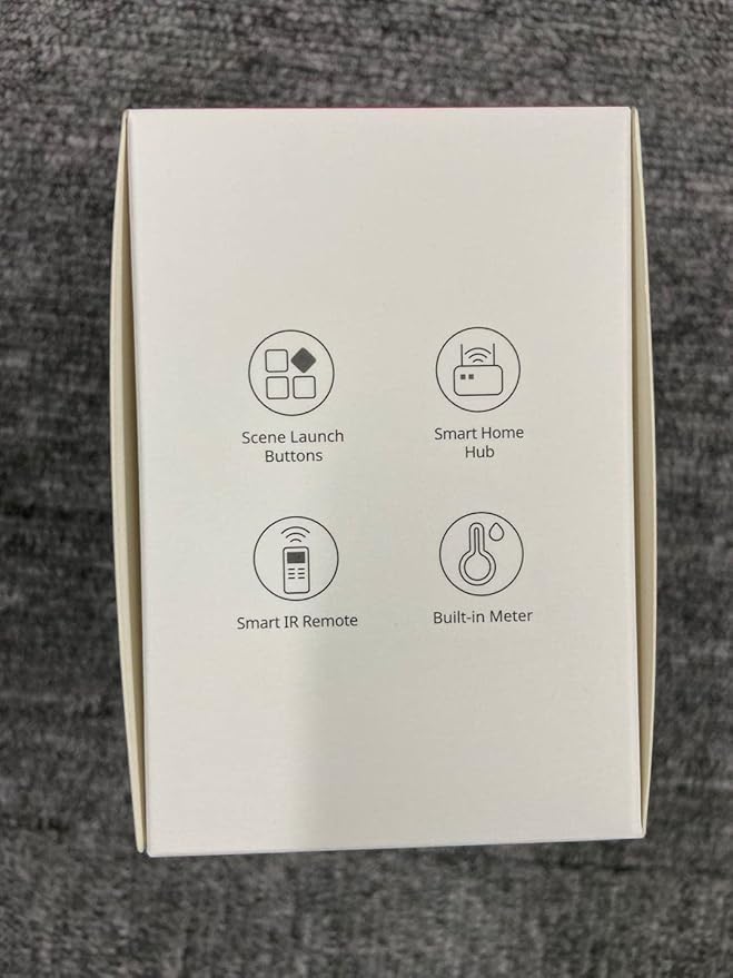 SwitchBot Hub 2 (2nd Gen), work as a WiFi Thermometer Hygrometer, IR Remote Control, Smart Remote and Light Sensor, Link SwitchBot to Wi-Fi (Support 2.4GHz), Compatible with Alexa&Google Assistant