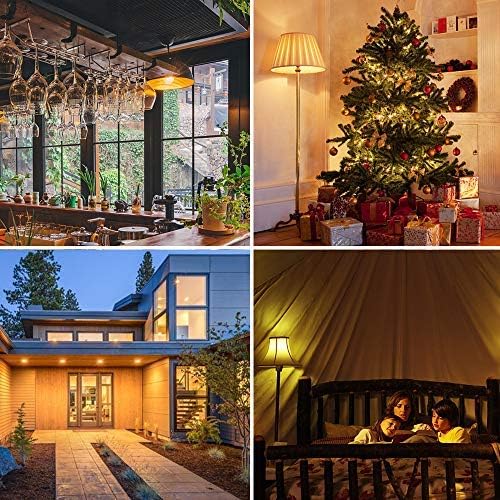 Energetic 60W Equivalent, A19 LED Light Bulb, 3000K Warm White, E26 Medium Base, Non-Dimmable LED Light Bulb, 750lm, UL Listed 6 Pack