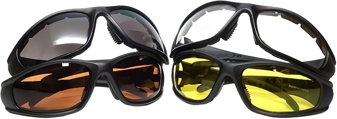 Calabria 23BF Sportster BiFocal Reading Safety Glasses Men Women UV Protection Wind Debris Anti Fog Slip Nylon Shatterproof