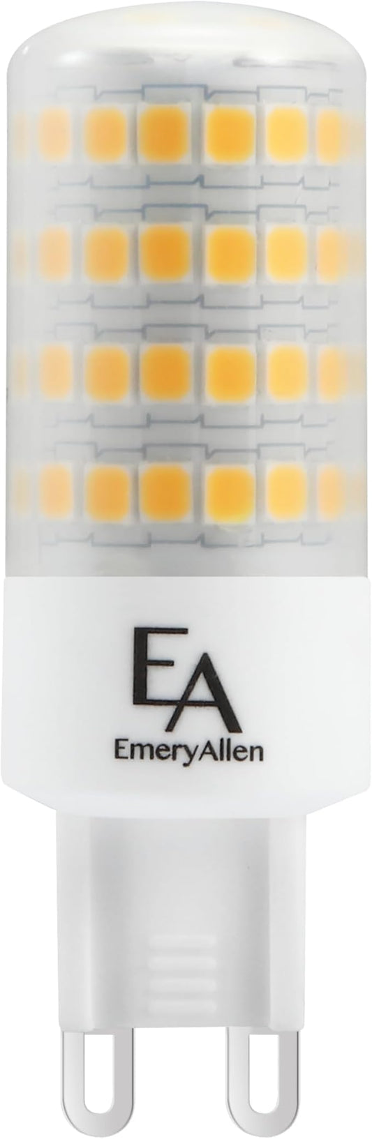 EmeryAllen G9 Base, 5.0Watt (60W Equivalent) Dimmable Miniature Bi-Pin | JA8 Compliant LED Light Bulb |120V- 550 Lumens |4000K |1 Pcs