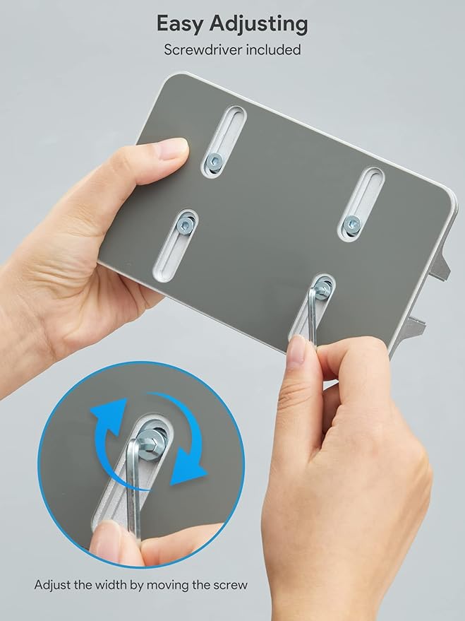 JARLINK 2-in-1 Design Vertical Laptop Stand Holder, Aluminum Laptop Stand for Desk with Adjustable Dock, Space-Saving Organizer Compatible with All MacBook, Samsung, HP, Dell, Chrome Book,Silver