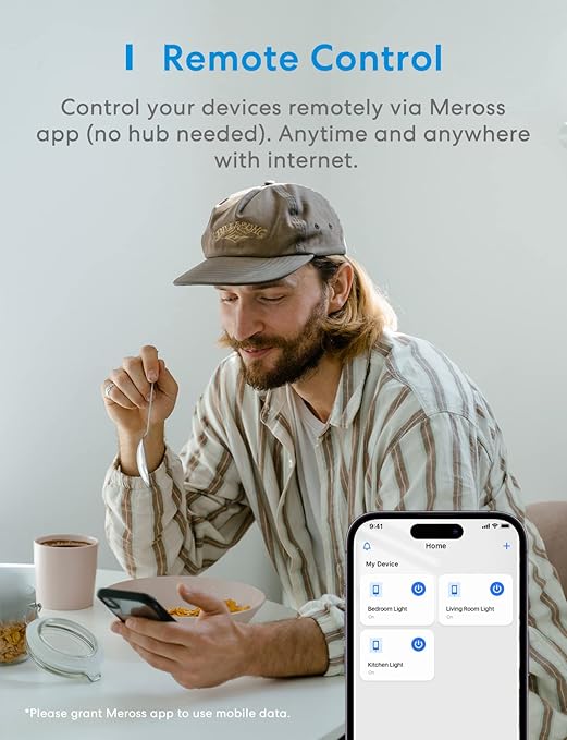 meross Smart Dimmer Switch, Single Pole WiFi Light Switch Works with Apple HomeKit, Alexa, Remote/Voice Control and Schedule, Neutral Wire Required, 2.4GHz WiFi Only, No Hub Required, 2 Pack