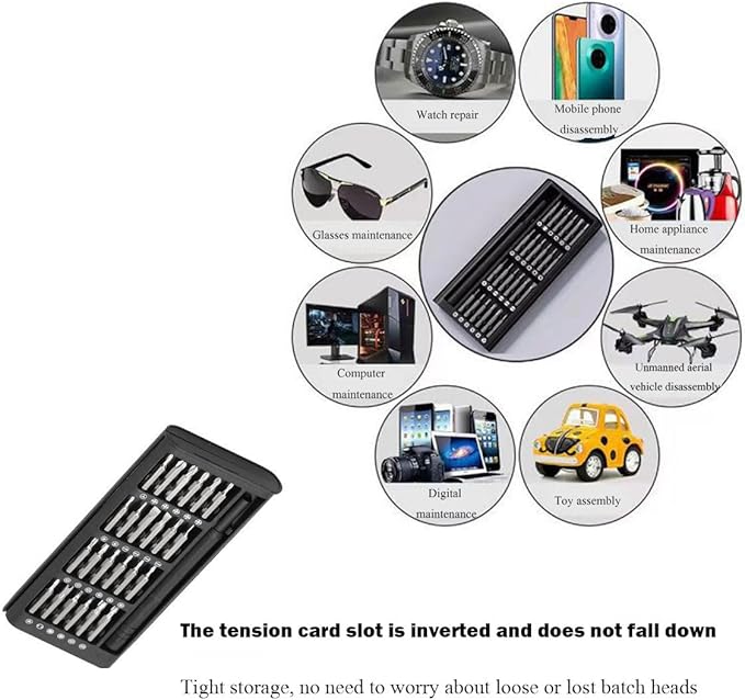 2 sets 24 in 1 screwdriver set tool set for home set magnetic tip mini precision glasses computer electronic multi precision screwdriver