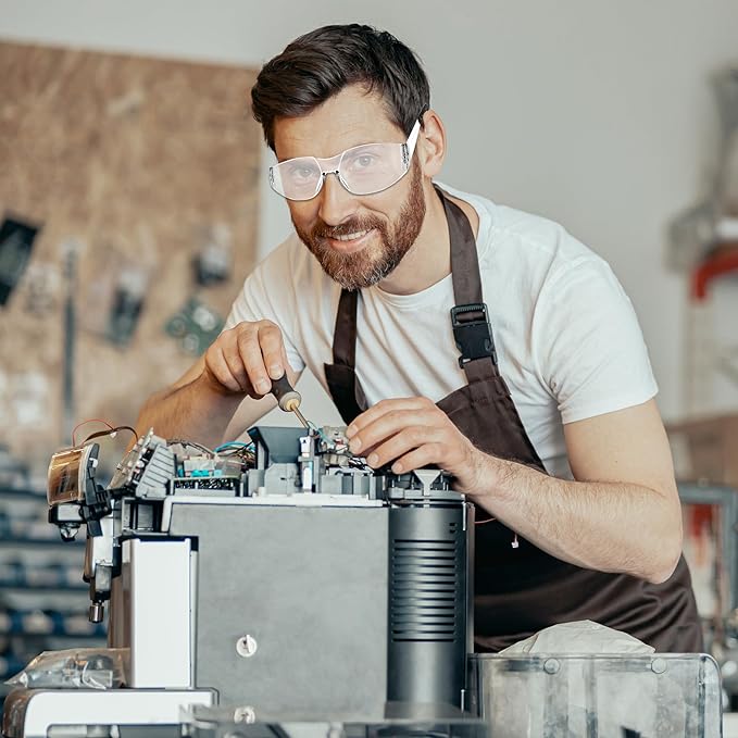 Safety Glasses Ansi Z87.1 Clear Safety Glasses Bulk Impact Resistant Lens Protective Eyewear for Men Women