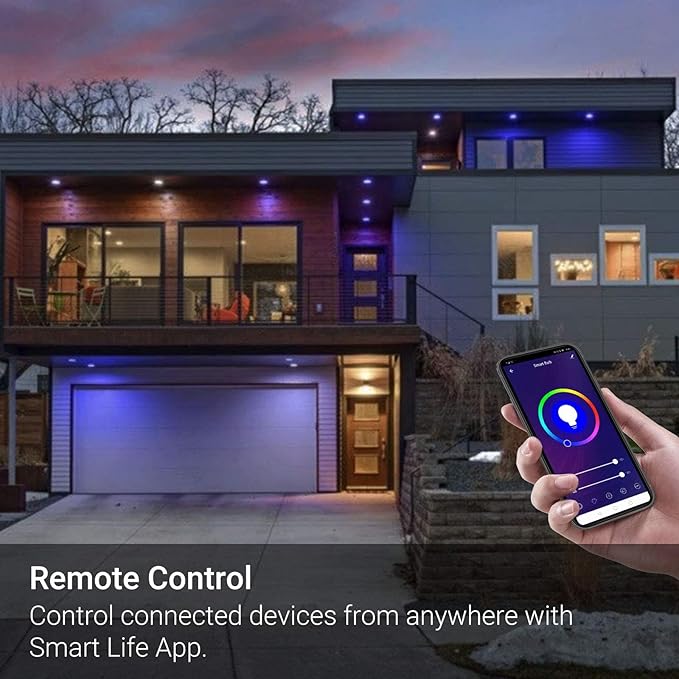 Smart MR16 LED Light Bulbs 5W, GU5.3 Bi-Pin Base, Compatible with Alexa/Google Assistant, AC/DC 12V, RGBCW Smart MR16 Bulb, WiFi Smart Spotlight Indoor Decoration, Dimmable, 3PCS