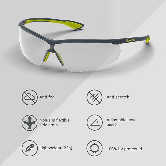 HexArmor VS250 Safety Glasses