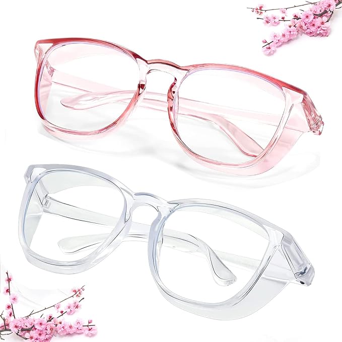 Safety Glasses Goggles For Women Nurses Protective Eyewear,Anti Fog Safety Goggles