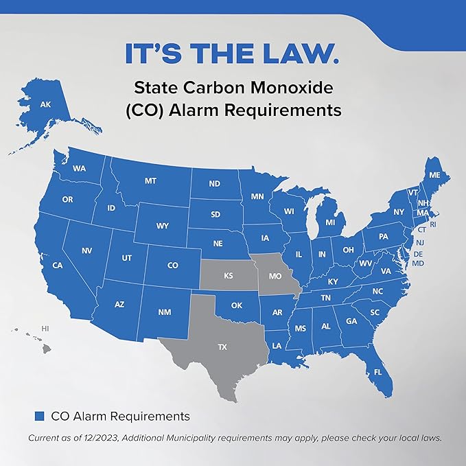 Kidde Carbon Monoxide Detector, Propane, Natural, Methane, & Explosive Gas Alarm, Plug-In Wall with 9-Volt Battery Backup, Digital LED Display