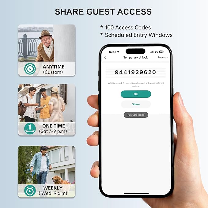 Keypad Wi-Fi Door Locks Smart: Biometric Deadbolt for Front Door, Hornbill Keyless Entry Door Lock Works with Alexa, Keyless Entry Unlock, Auto-Lock/Voice Control for New House, Oil Rubbed Bronze