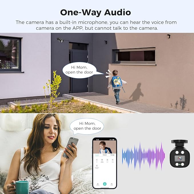 Hiseeu 3K Wired Security Camera System with Audio,3TB HDD,5MP 8CH Surveillance DVR,8 X5MP Security Cameras,Dual Light,Human/Vehicle Detection,Smart Playback for Home Security