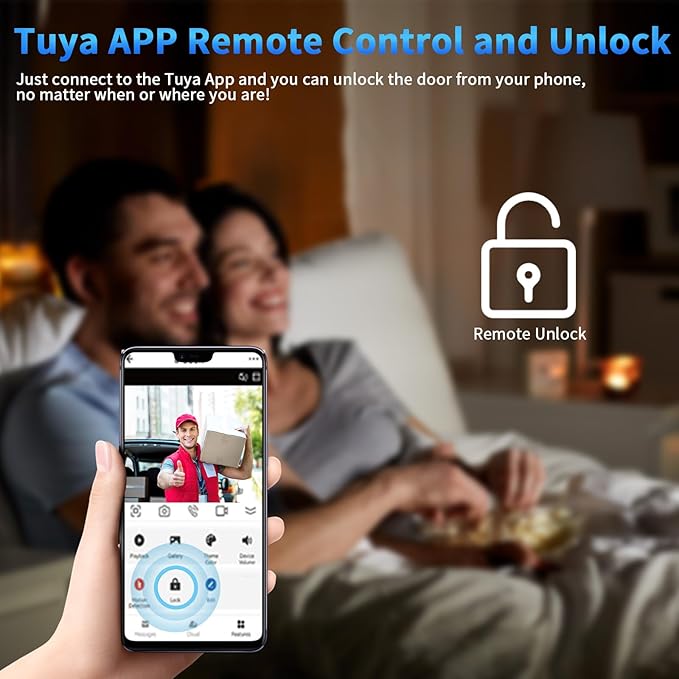 Wired Video Doorbell Apartment Intercom System with 1080P HD Camera,10 Inch Touch Monitor,TUYA WiFi Smart Home Video Intercom Door Phone Kits for Home Villa,32G (1 doorbell+4 Monitor)