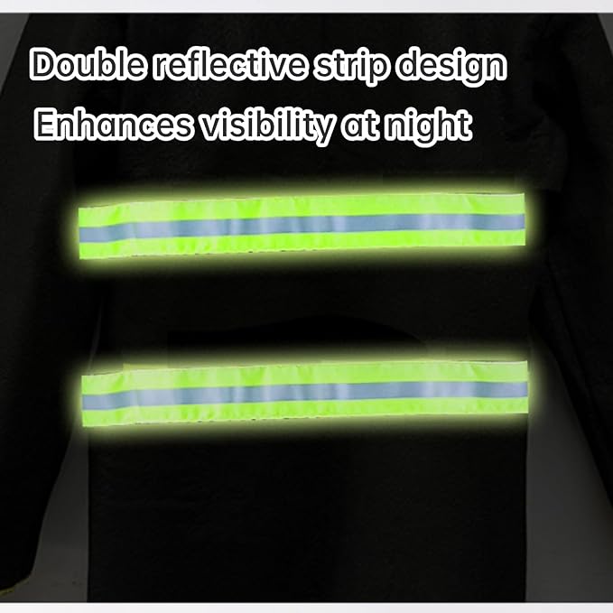 Fire Escape Blanket, Emergency fire Proof Suit, Large Size for Adult, 1832°F Heat Protection, Emergency Fire Blanket, fire Resistant Suit, Reflective Stripes, Lightweight 1.15 lbs