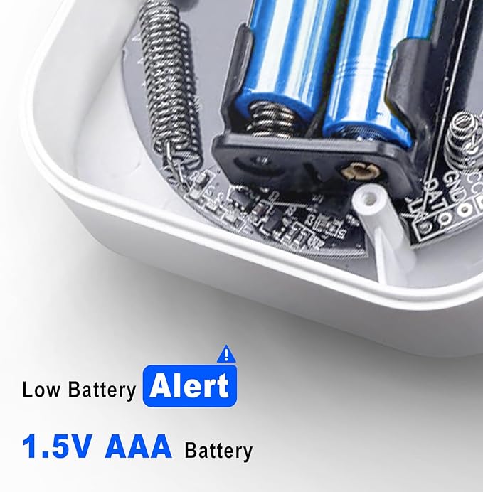 WiFi Water Sensors - 110dB Detector with Real-time APP Notifications | 5Pack Leak Alarm with Remote Control, 2.4G Sensors for Home