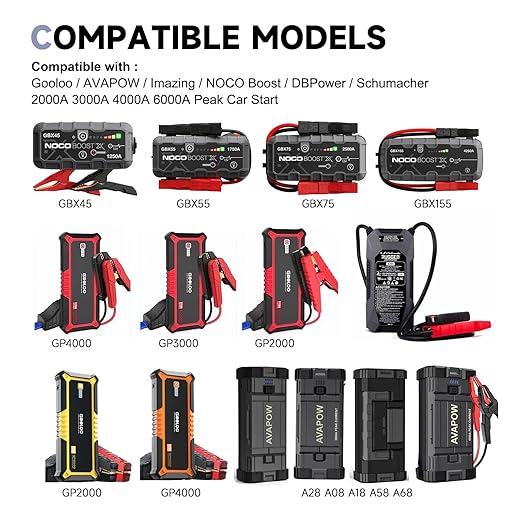 5V 2A AC/DC Adapter Charger for Car Jump Starter 4000A Peak Battery, USB Type-C Cord with AVAPOW, Gooloo, Imazing, NOCO Boost, DBPower, Schumacher 2000A 3000A 6000A Peak Car Start Battery Power Cord