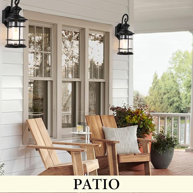 Porch Lights Outdoor Motion Sensor Outdoor Wall Lights Anti-Rust Aluminum, Exterior Lighting Fixtures Motion Sensor Porch Light Fixture for House Outside Patio