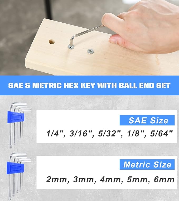 120-pieces Magnetic Screwdrivers Sets Includes Sockets, Slotted, Phillips, Hex, Torx and Precision Screwdriver Set Tools for Men, Repair Home
