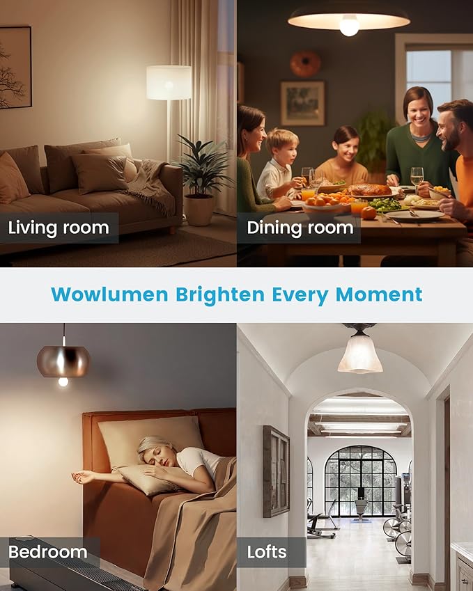 A19 LED Light Bulb,9W E26 Light Bulbs(60 Watt/80 Watt Equivalent),5000K Daylight,Non-Dimmable,800LM Standard Base for Bedroom, Kitchen, Living Room, Office,UL Listed,16 Packs