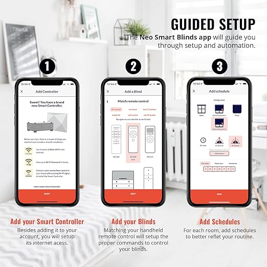 Go Smart Bridge Home Automation Hub for Motorized Blinds Compatible with Alexa, Google Home, IFTTT, Control4, Siri; Remote, App & Voice Control