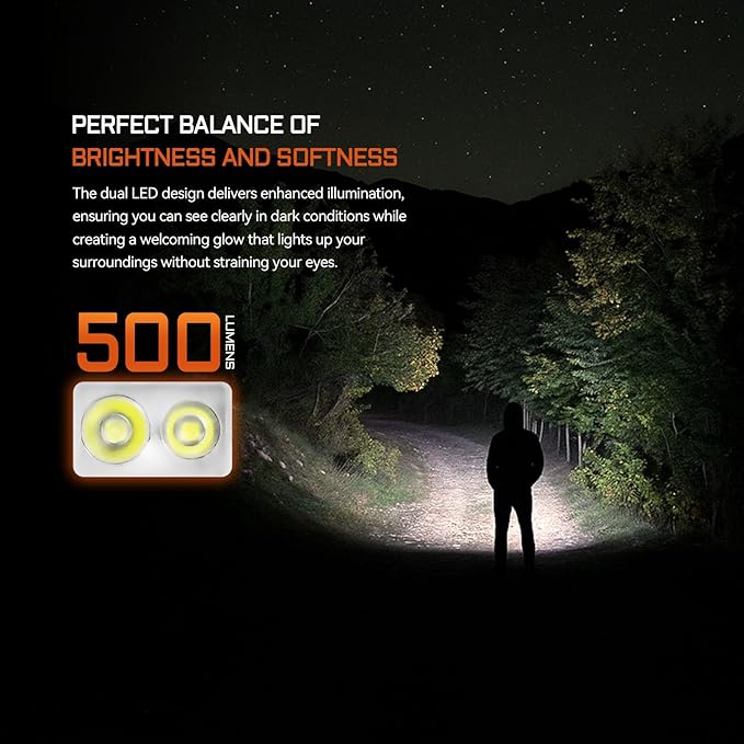 ACEBEAM Keylite 500 High Lumens Keychain Flashlight Rechargeable, Ultra-Compact Flat Pocket EDC Flashlight with Dual LEDs, 6 Modes, Type-C Charging, Small MINI Flash Light for Emergency, Home, Outdoor