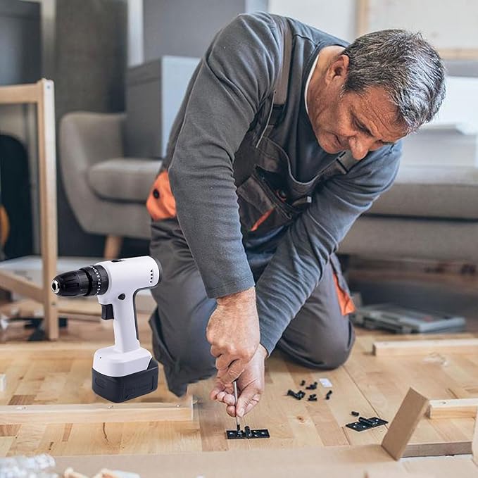 Tool Set for Home with 24V Power Cordless Drill Hand Repair Tool Box Set,589 Piece 4 Floors Chest with Drawers, power combo kits Gifts for New Homeowners Suitable for Work,Home,Diy