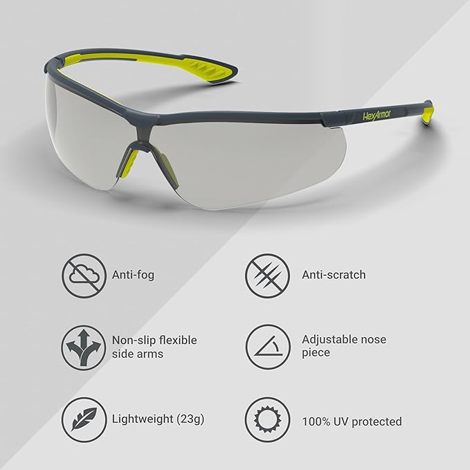 HexArmor VS250 Safety Glasses