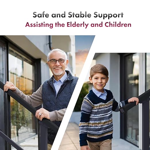 CHR Fence & Rail 3 to 4 Step Handrail Sleeve, Top Hand Rails for Outdoor Steps Cover, Heat Protection Cover for Railings for Outdoor Steps & Deck Hand Rail