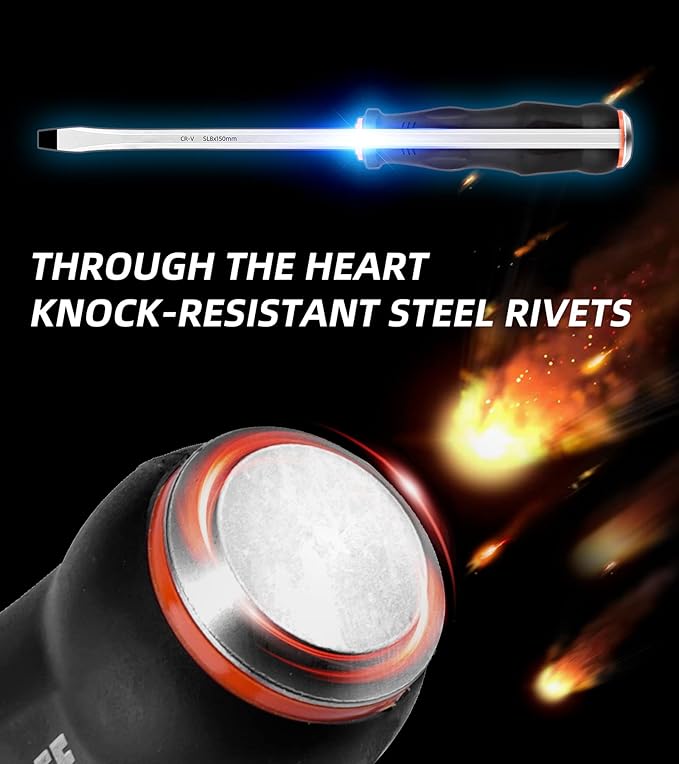 Screwdriver Sets Screwdriver Kit 4-Piece, Professional Cushion Grip Insulated Magnetic Tip Electrician Screwdriver Kits (4-Piece)…