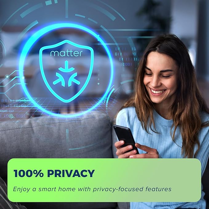 Matter Smart Light Bulbs 100W Equiv, Compatible with Alexa/Apple Home/Siri/Google Home/SmartThings, A19 E26 WiFi RGBCW Color Changing Light Bulb, 11W 1350LM, 2.4G WiFi, ETL Listed, 2PCS