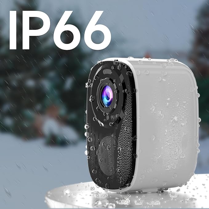 Rraycom 5MP Security Cameras Wireless Outdoor Solar Powered with AI Detection, 2K Color Night Vision Security Camera with 2 Way Audio, Alexa, No Monthly Fee, Spotlight & Siren, IP65 Waterproof