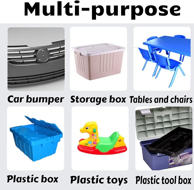 Plastic Welder,2 in 1 Plastic Welding Repair Kit with 1000pcs Hot Staples,2pcs Plastics Welding Rods,knife,Plier, Hot Staples Weld Gun Repair Kit for Car Bumper And Most Plastics (Yellow)