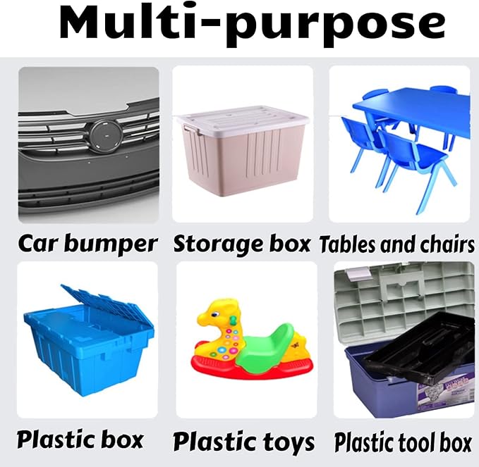 Plastic Welder,2 in 1 Plastic Welding Repair Kit with 1000pcs Hot Staples,2pcs Plastics Welding Rods,knife,Plier, Hot Staples Weld Gun Repair Kit for Car Bumper And Most Plastics(Black)